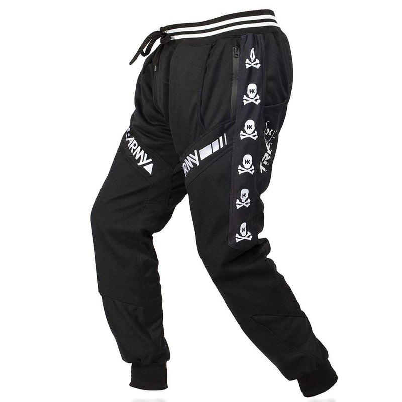 HK Army TRK Jogger Paintball Pants - Skulls Black - Large - Image 3